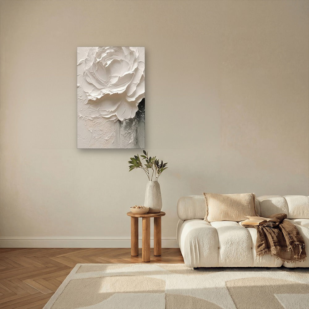 Rose Onyx canvas wall art in a living room – KingoDeco