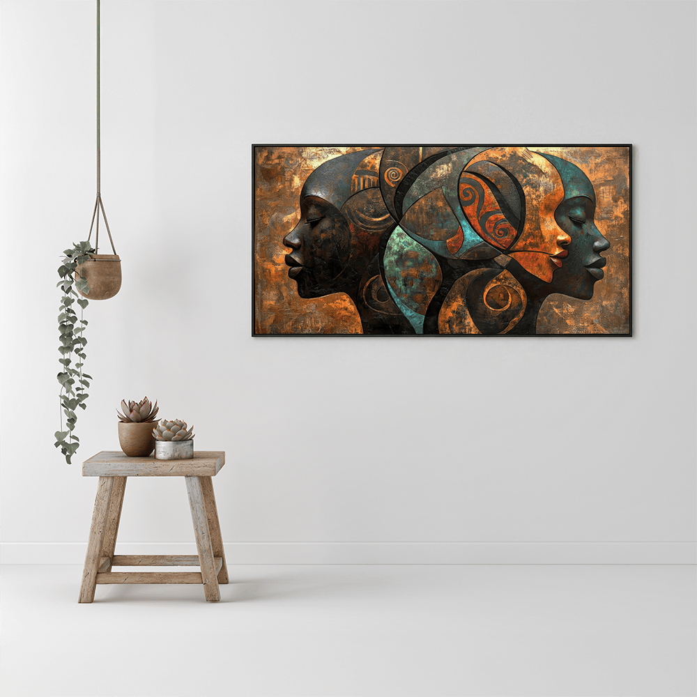 Reflections of Her canvas wall art – KingoDeco