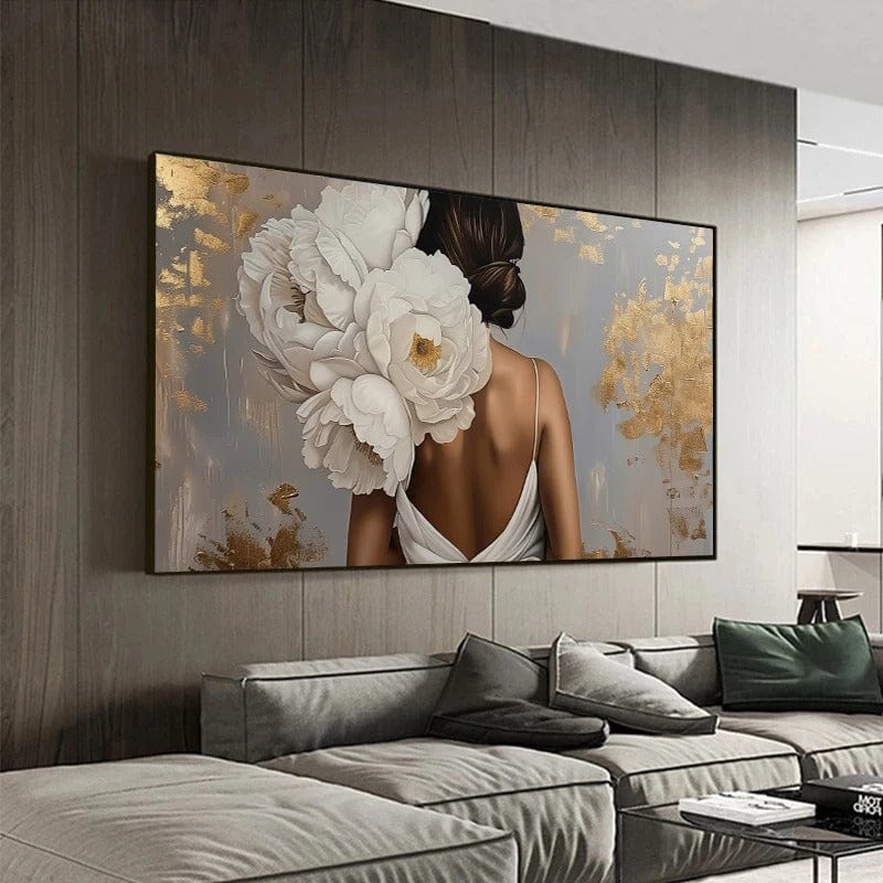 Elegant Back canvas wall art – KingoDeco