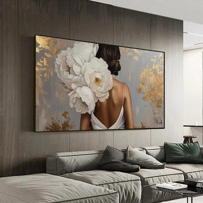 Elegant Back canvas wall art – KingoDeco
