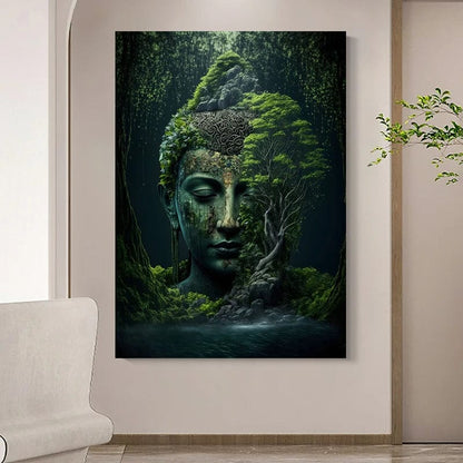 Nature & Buddha canvas wall art – KingoDeco