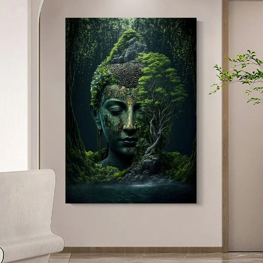 Nature & Buddha canvas wall art – KingoDeco