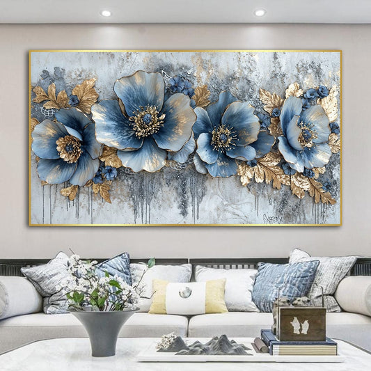 Mystic Blues canvas wall art – KingoDeco