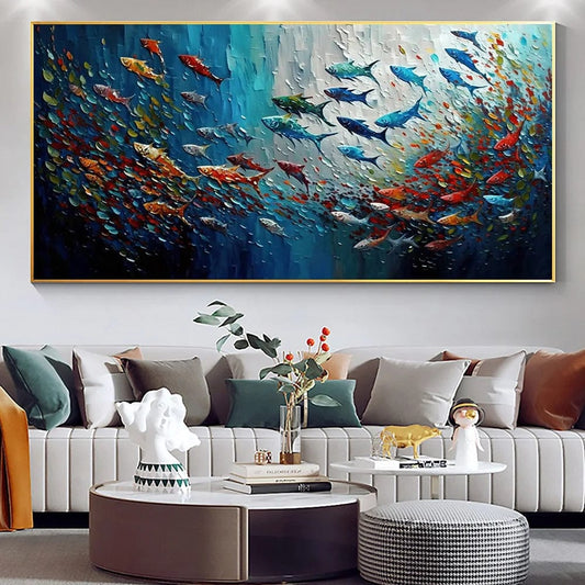 Under the Water canvas wall art – KingoDeco