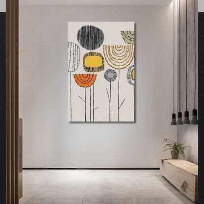 Modern Blooms (Set of 3) canvas wall art – KingoDeco