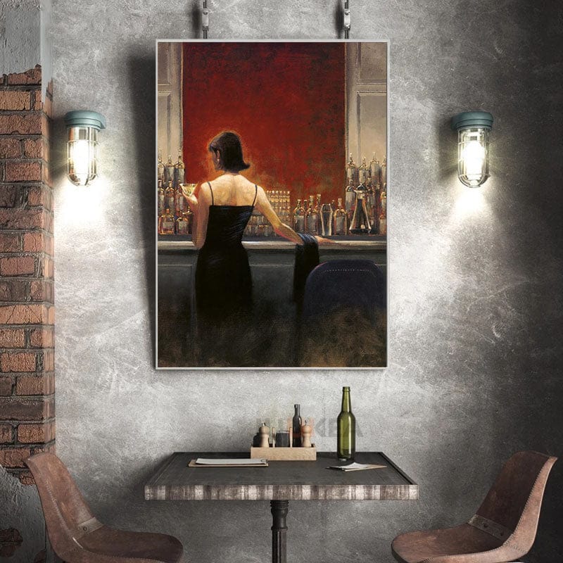 Nostalgia & Martini (Set of 2) canvas wall art – KingoDeco