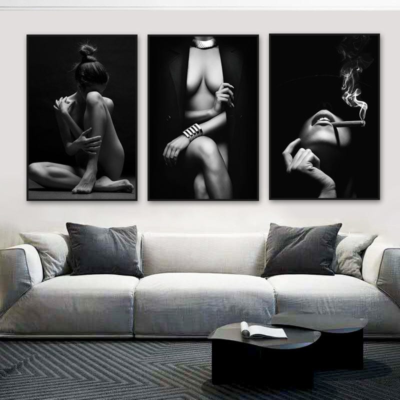 Essence (Set of 3) canvas wall art – KingoDeco