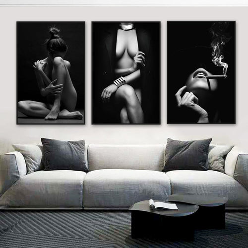 Essence (Set of 3) canvas wall art – KingoDeco