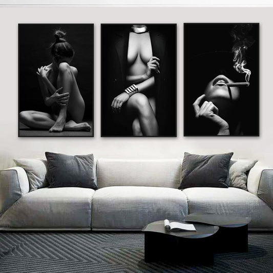 Essence (Set of 3) canvas wall art – KingoDeco