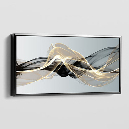 Golden Smoke canvas wall art – KingoDeco