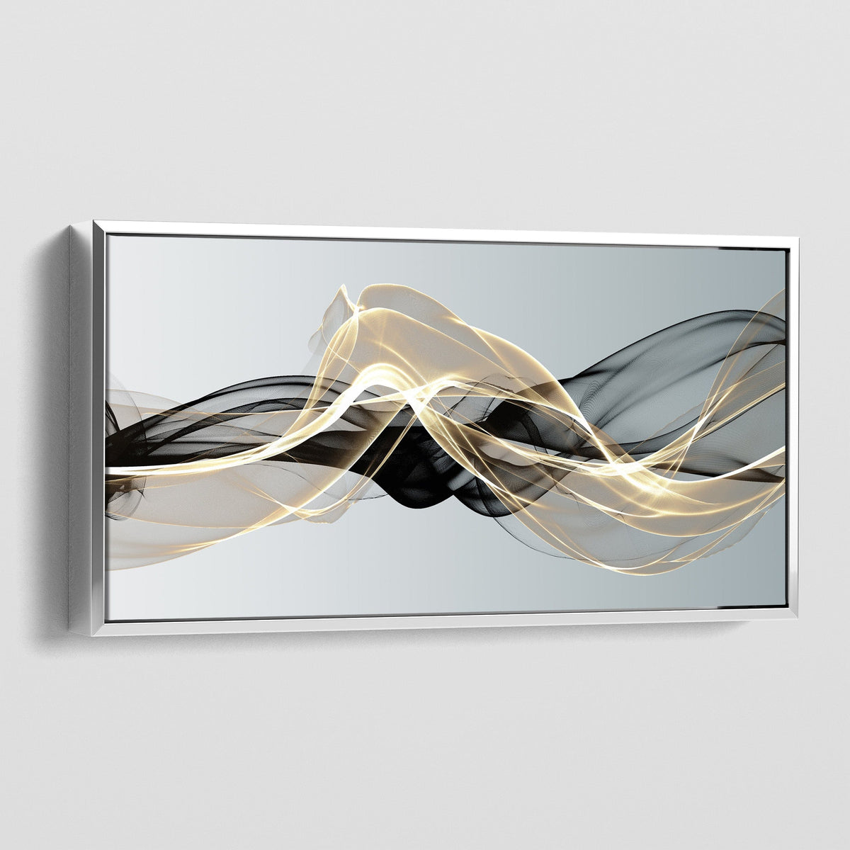 Golden Smoke canvas wall art – KingoDeco