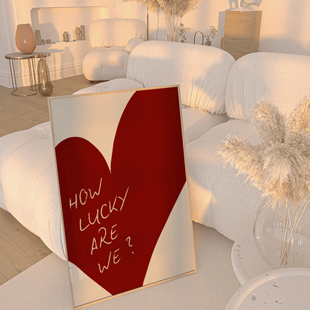How Lucky canvas wall art – KingoDeco