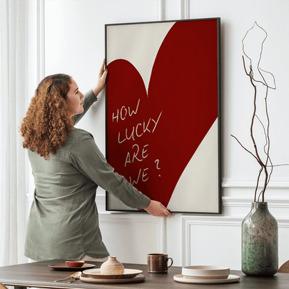How Lucky canvas wall art – KingoDeco