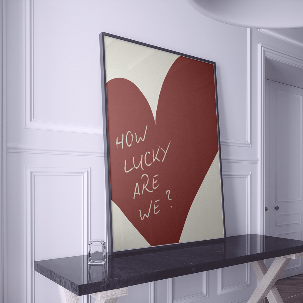 How Lucky canvas wall art – KingoDeco
