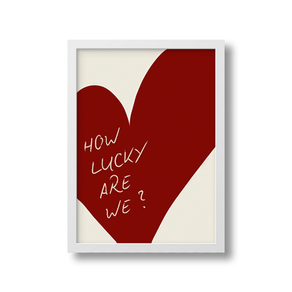 How Lucky canvas wall art – KingoDeco
