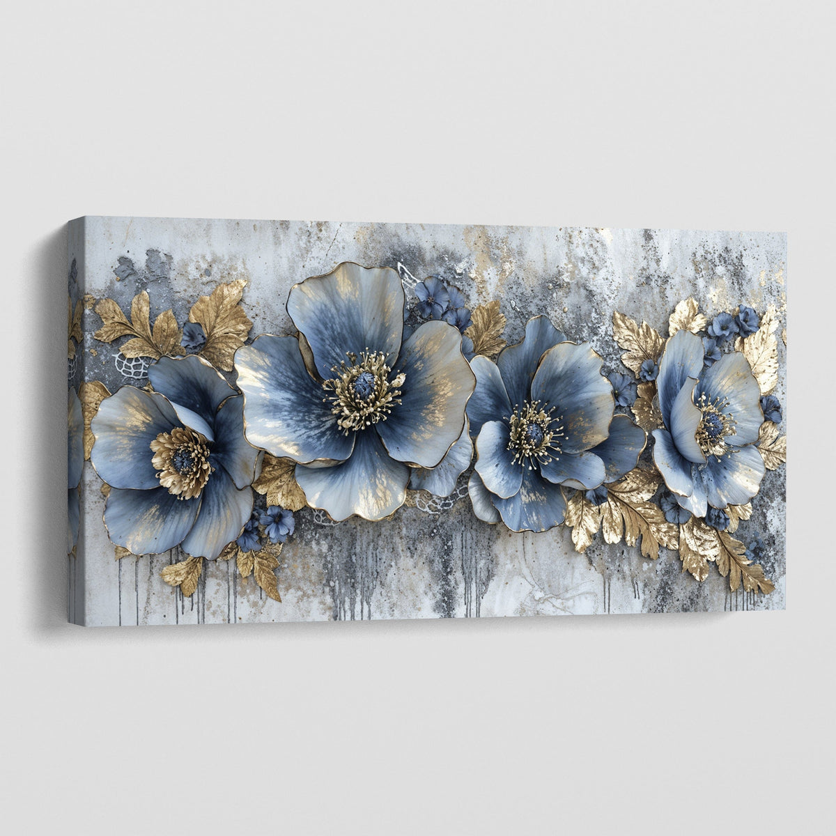 Mystic Blues canvas wall art – KingoDeco