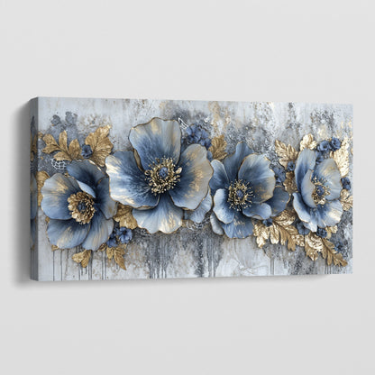 Mystic Blues canvas wall art – KingoDeco