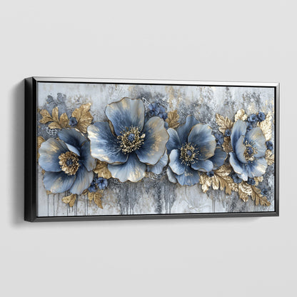 Mystic Blues canvas wall art – KingoDeco