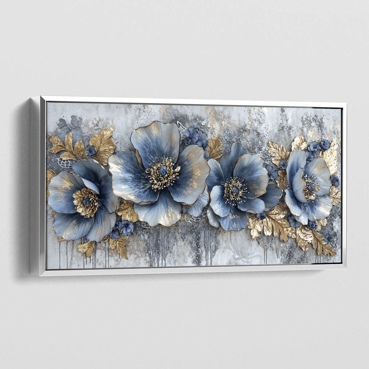 Mystic Blues canvas wall art – KingoDeco