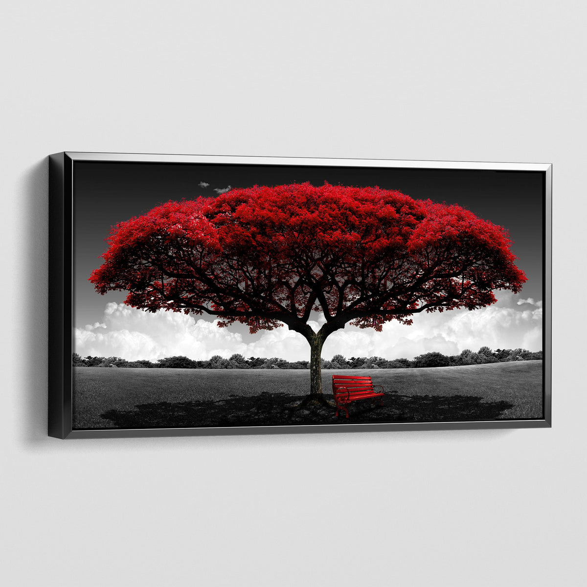Red Tree canvas wall art – KingoDeco