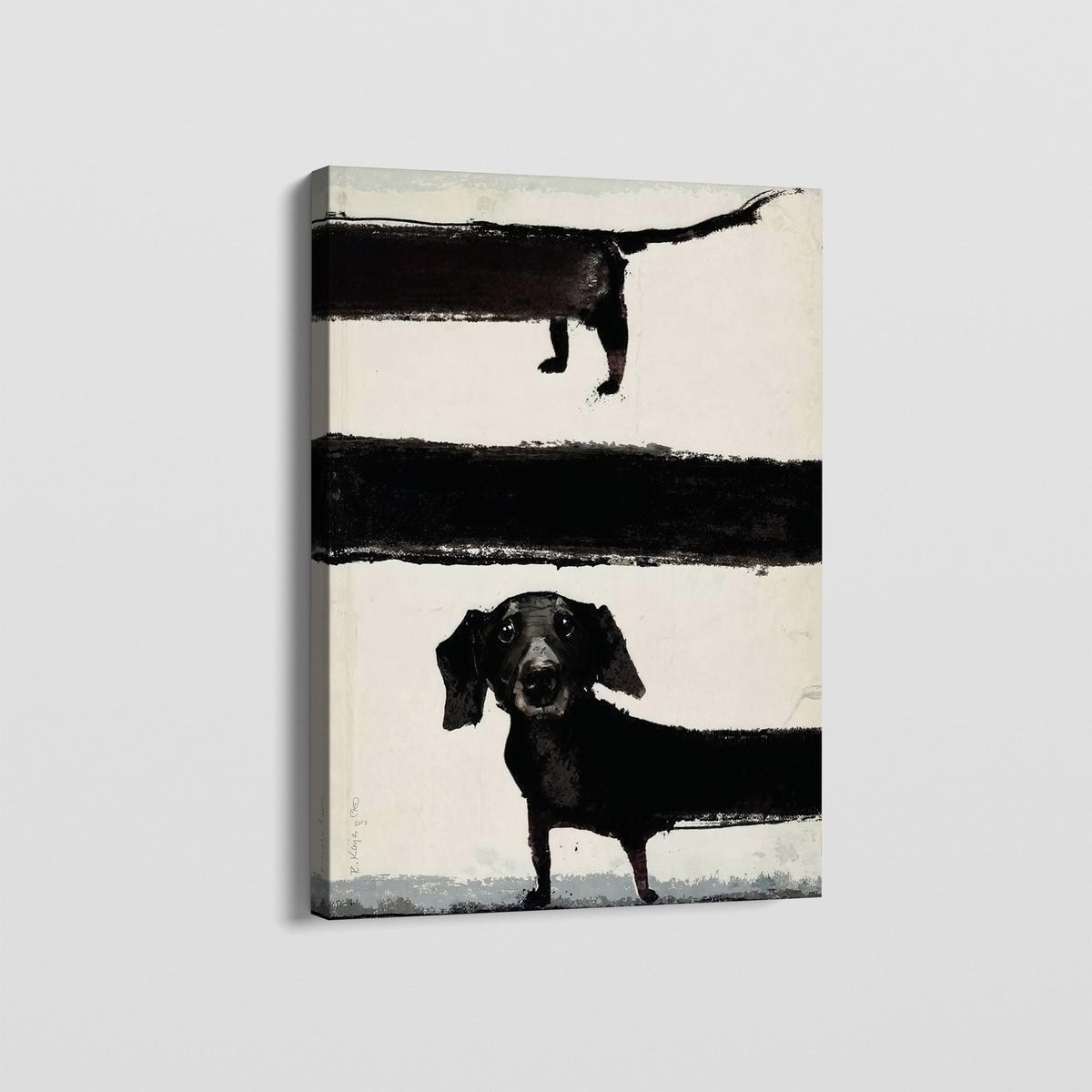 Sausage Dog canvas wall art – KingoDeco