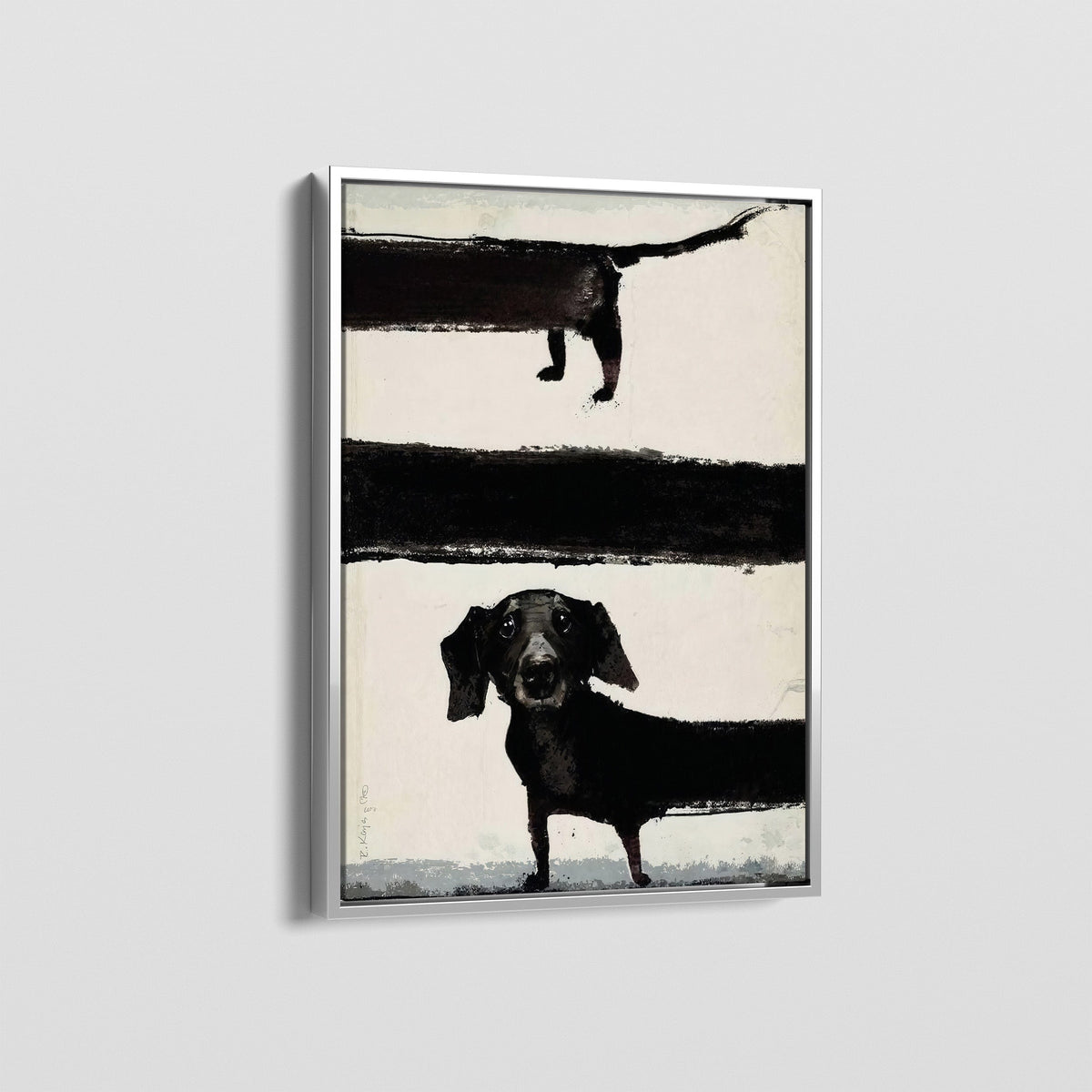 Sausage Dog canvas wall art – KingoDeco