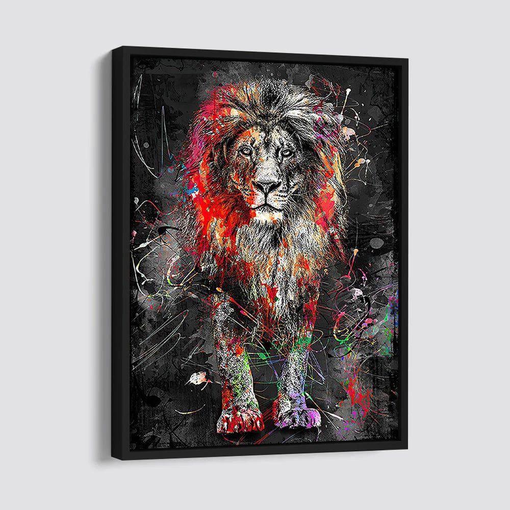 The Fourth Lion canvas wall art – KingoDeco