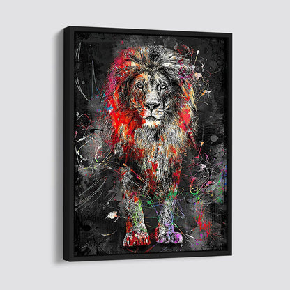 The Fourth Lion canvas wall art – KingoDeco