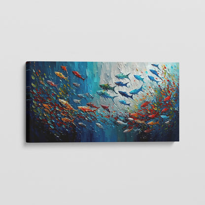 Under the Water canvas wall art – KingoDeco