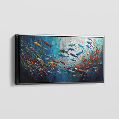 Under the Water canvas wall art – KingoDeco