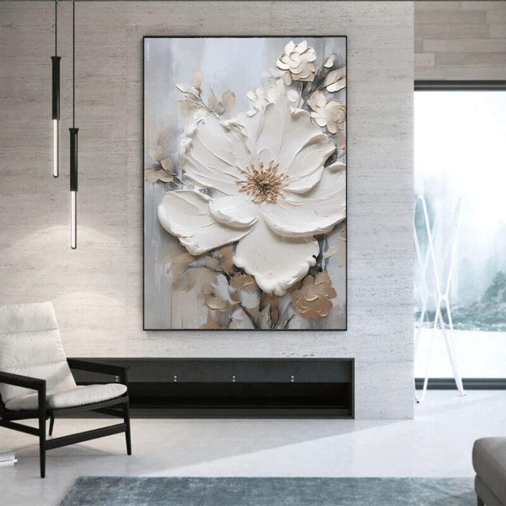 Elegant Petals canvas wall art – KingoDeco