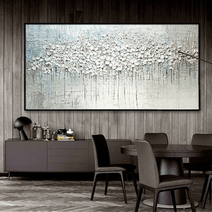 Concrete Blooms canvas wall art – KingoDeco