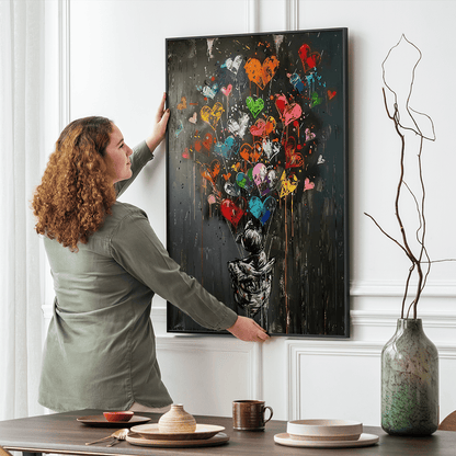 Urban Love canvas wall art – KingoDeco