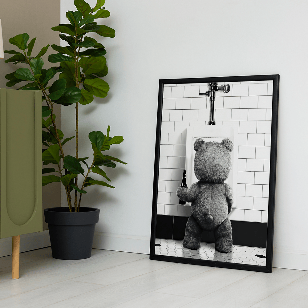 Wee Bear canvas wall art – KingoDeco