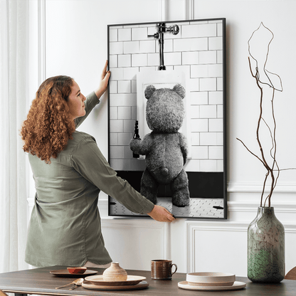 Wee Bear canvas wall art – KingoDeco