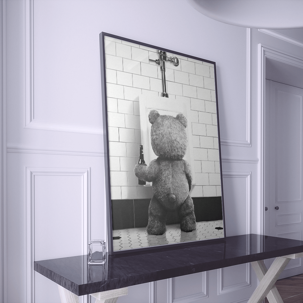 Wee Bear canvas wall art – KingoDeco