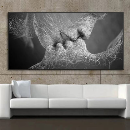 Lovers Left Alone canvas wall art – KingoDeco