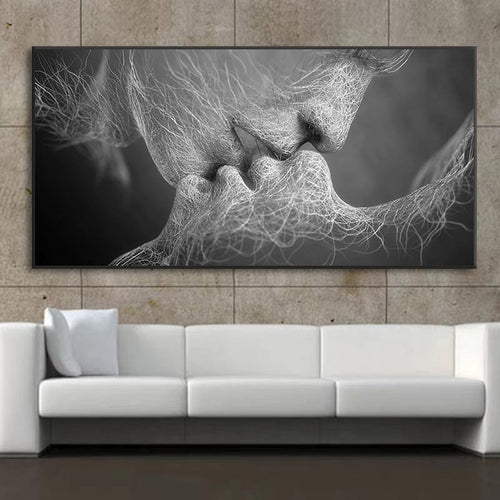 Lovers Left Alone canvas wall art – KingoDeco