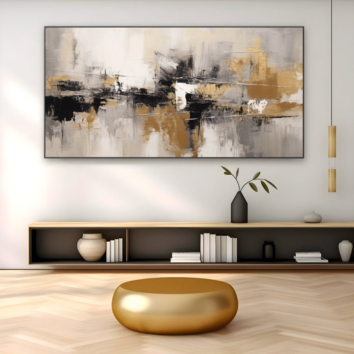 Black Abstractionism canvas wall art – KingoDeco