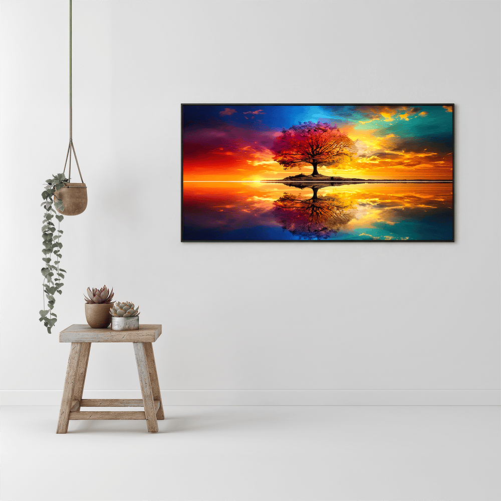 Beautiful Reflection canvas wall art – KingoDeco