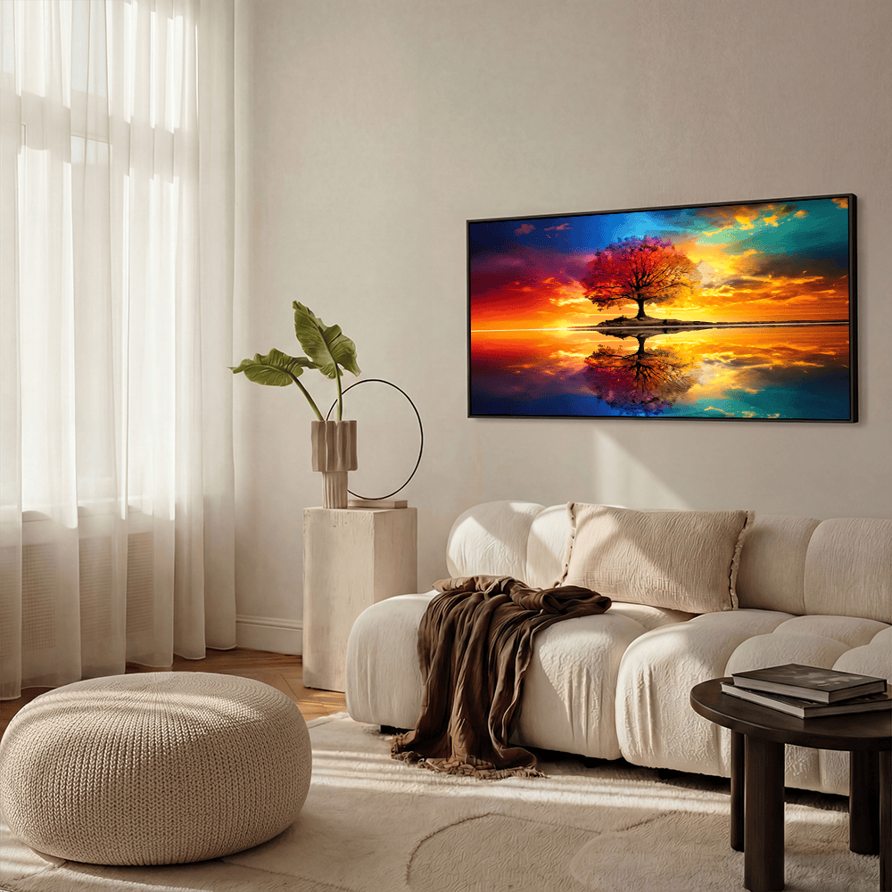 Beautiful Reflection canvas wall art – KingoDeco
