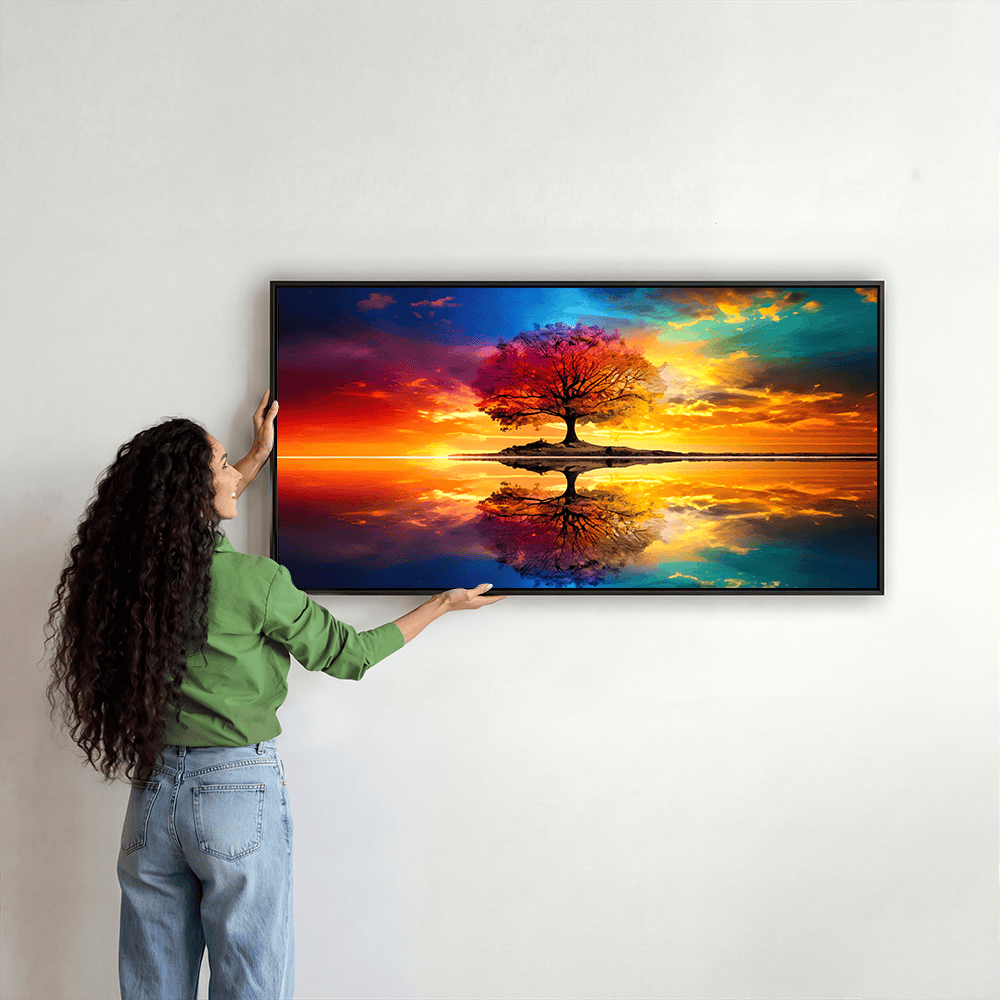 Beautiful Reflection canvas wall art – KingoDeco