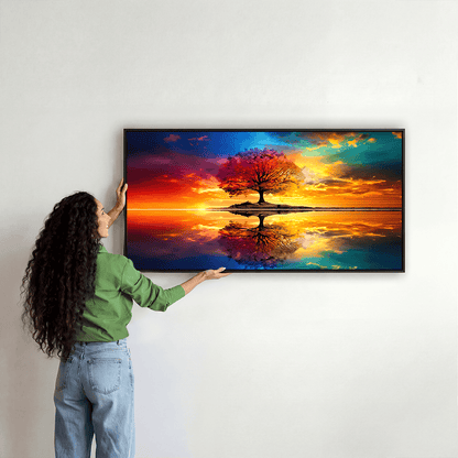 Beautiful Reflection canvas wall art – KingoDeco