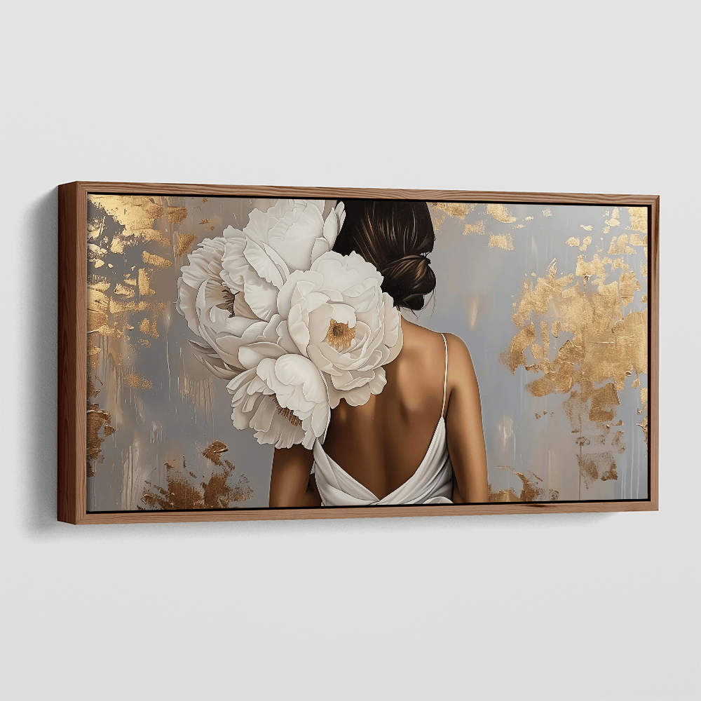 Elegant Back canvas wall art – KingoDeco