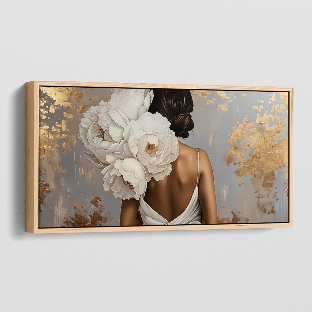 Elegant Back canvas wall art – KingoDeco