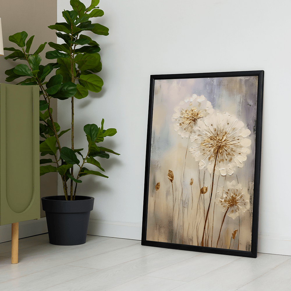 Elegant Dandelions canvas wall art – KingoDeco