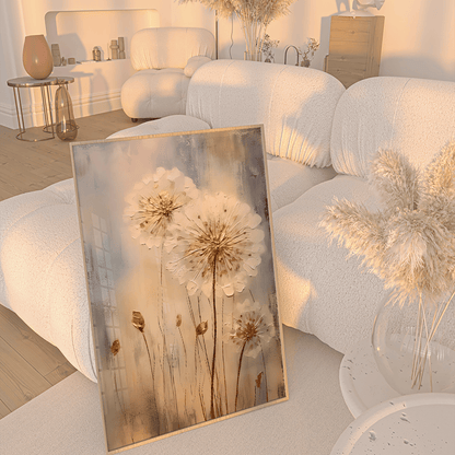 Elegant Dandelions canvas wall art – KingoDeco