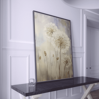 Elegant Dandelions canvas wall art – KingoDeco