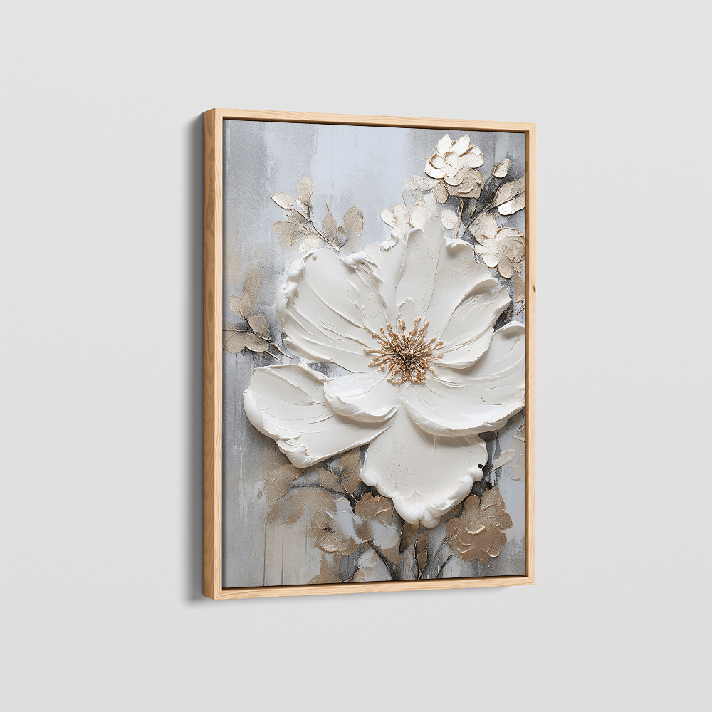Elegant Petals canvas wall art – KingoDeco