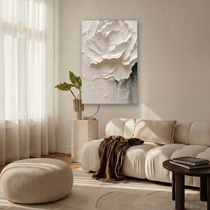 Rose Onyx canvas wall art in a living room – KingoDeco